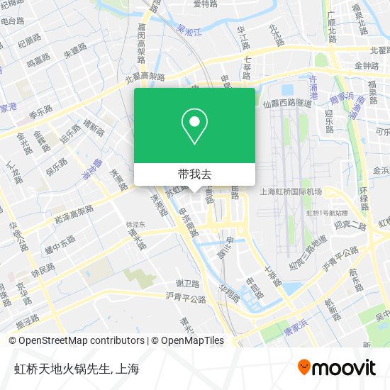 虹桥天地火锅先生地图