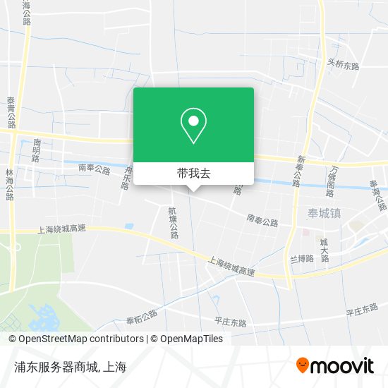 浦东服务器商城地图