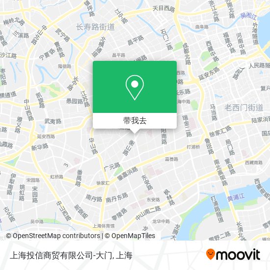 上海投信商贸有限公司-大门地图