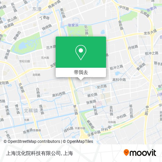 上海沈化院科技有限公司地图