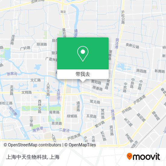 上海中天生物科技地图