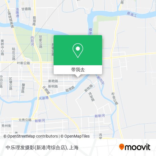 中乐理发摄影(新港湾综合店)地图
