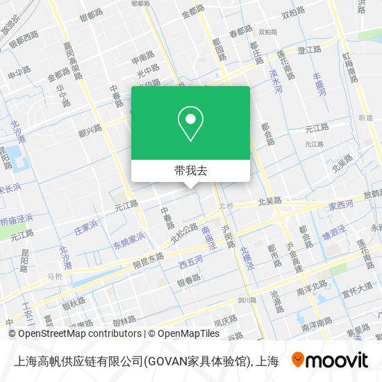上海高帆供应链有限公司(GOVAN家具体验馆)地图