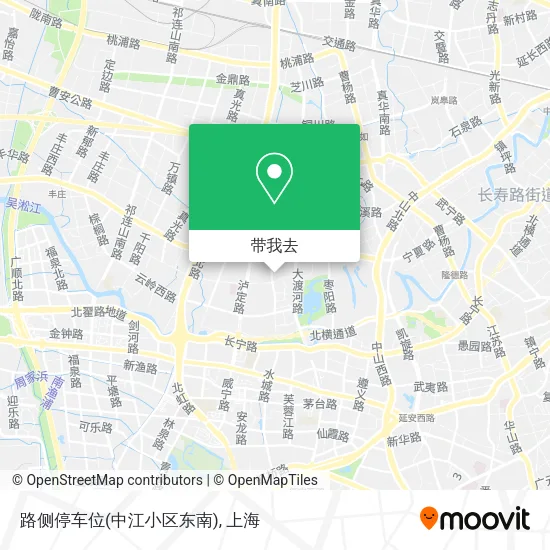 路侧停车位(中江小区东南)地图
