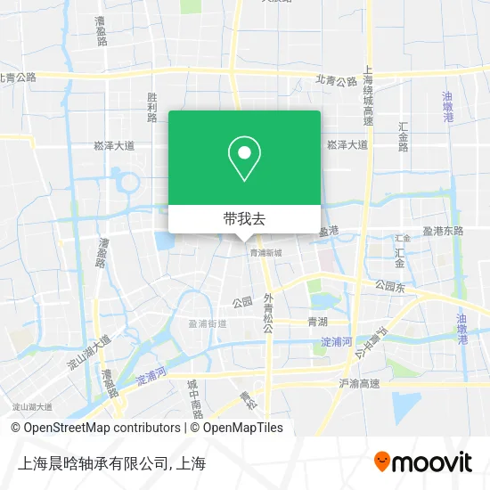 上海晨晗轴承有限公司地图