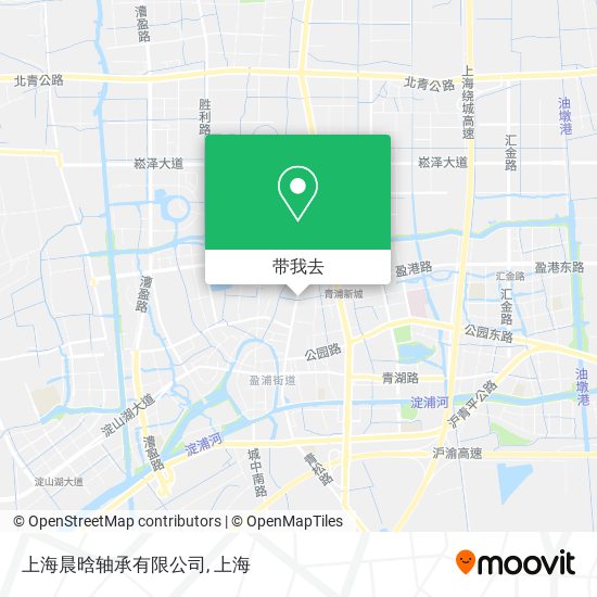 上海晨晗轴承有限公司地图