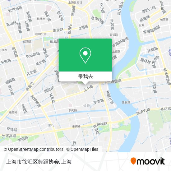 上海市徐汇区舞蹈协会地图
