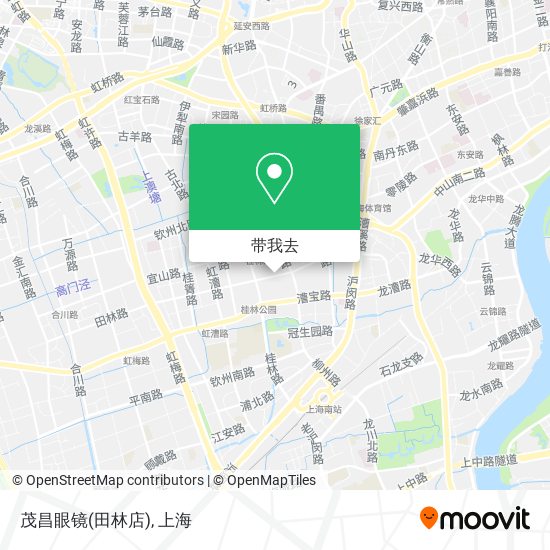 茂昌眼镜(田林店)地图