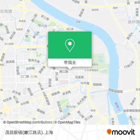 茂昌眼镜(嫩江路店)地图