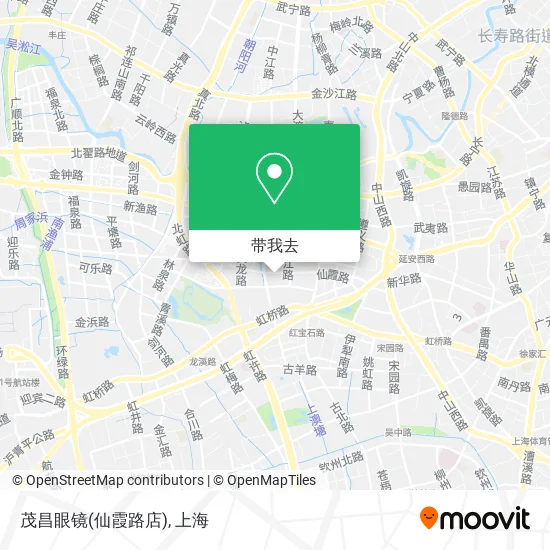茂昌眼镜(仙霞路店)地图