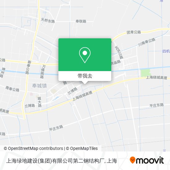 上海绿地建设(集团)有限公司第二钢结构厂地图