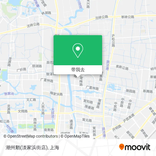 潮州鹅(淡家浜街店)地图