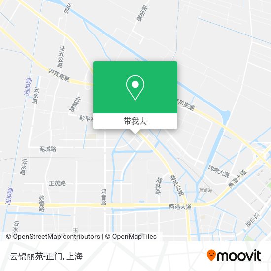 云锦丽苑-正门地图