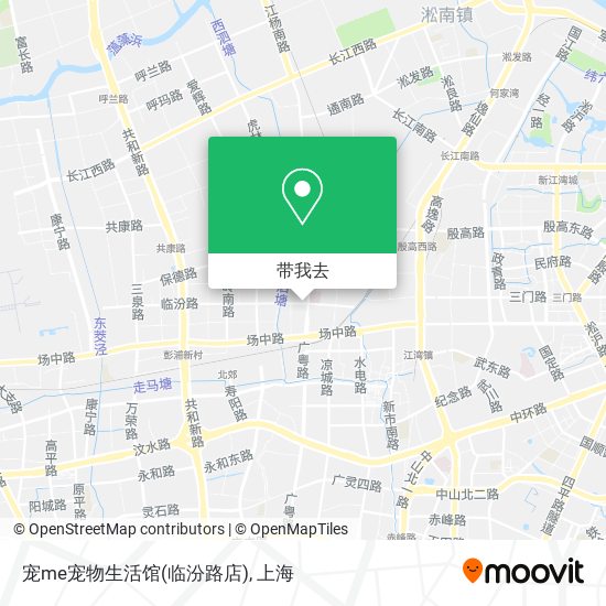 宠me宠物生活馆(临汾路店)地图