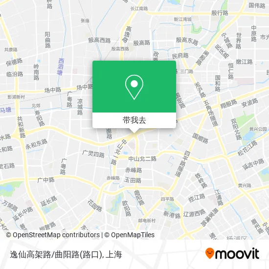 逸仙高架路/曲阳路(路口)地图