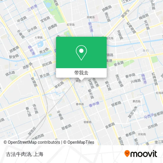 古法牛肉汤地图