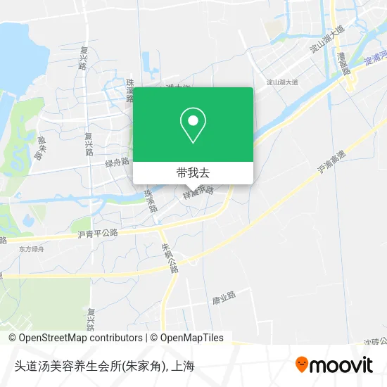 头道汤美容养生会所(朱家角)地图