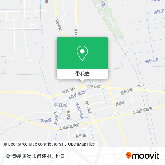 徽情装潢汤师傅建材地图