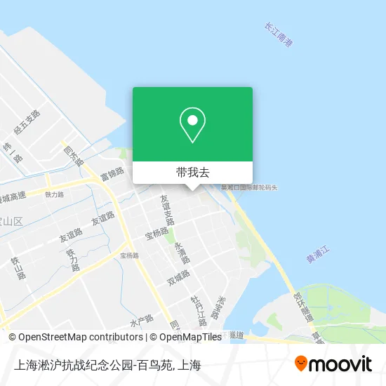上海淞沪抗战纪念公园-百鸟苑地图