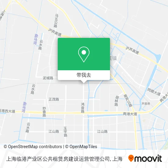 上海临港产业区公共租赁房建设运营管理公司地图