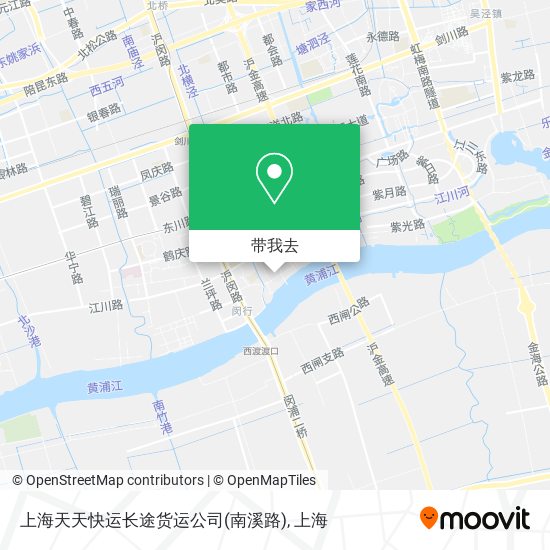 上海天天快运长途货运公司(南溪路)地图