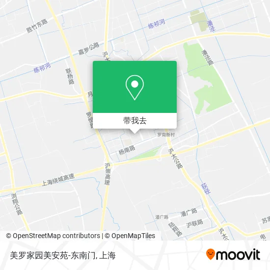 美罗家园美安苑-东南门地图