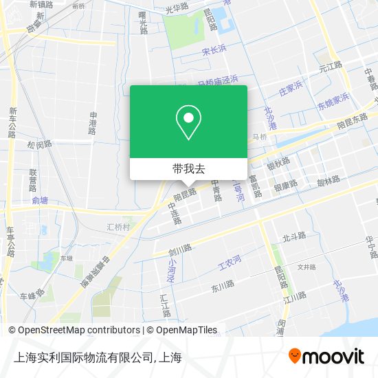 上海实利国际物流有限公司地图