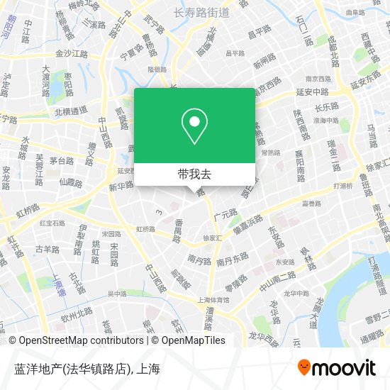 蓝洋地产(法华镇路店)地图