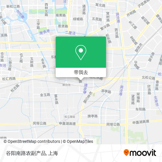 谷阳南路农副产品地图