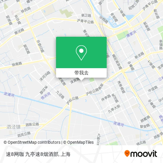 速8网咖  九亭速8烟酒部地图