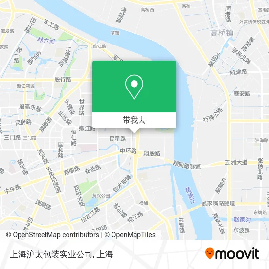 上海沪太包装实业公司地图