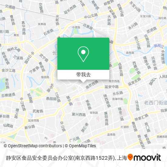 静安区食品安全委员会办公室(南京西路1522弄)地图