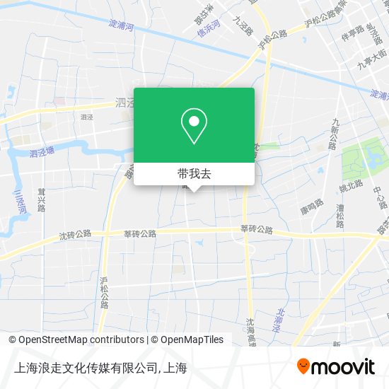 上海浪走文化传媒有限公司地图