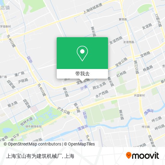 上海宝山有为建筑机械厂地图