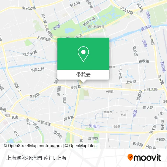 上海聚祁物流园-南门地图