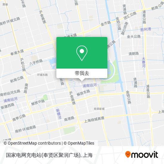 国家电网充电站(奉贤区聚润广场)地图