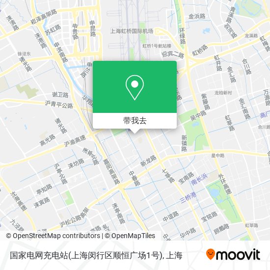国家电网充电站(上海闵行区顺恒广场1号)地图