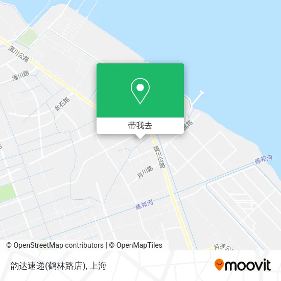 韵达速递(鹤林路店)地图