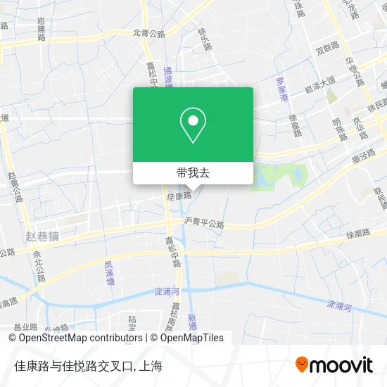 佳康路与佳悦路交叉口地图
