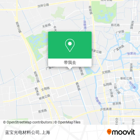 蓝宝光电材料公司地图