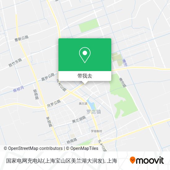 国家电网充电站(上海宝山区美兰湖大润发)地图