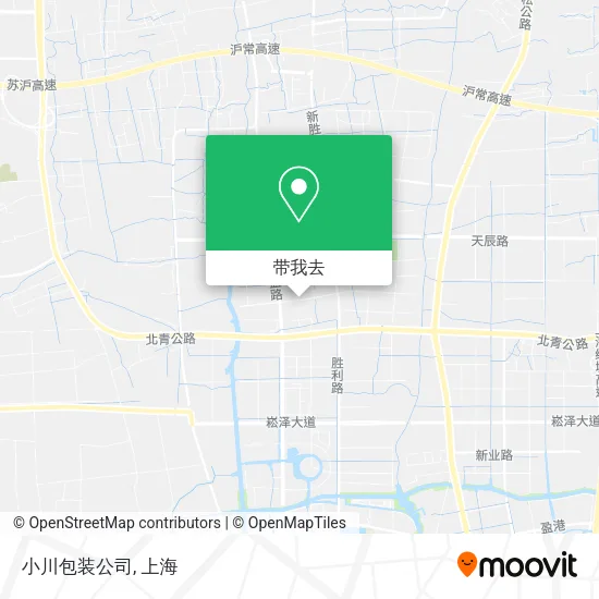 小川包装公司地图
