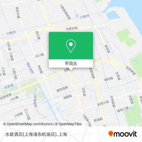 水庭酒店(上海浦东机场店)地图