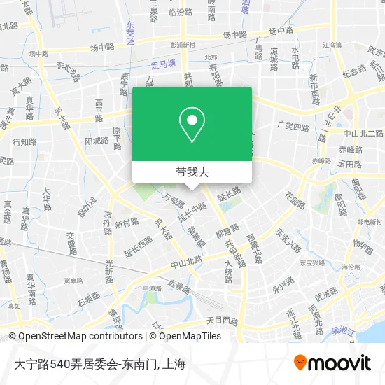 大宁路540弄居委会-东南门地图
