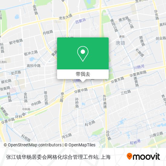 张江镇华杨居委会网格化综合管理工作站地图