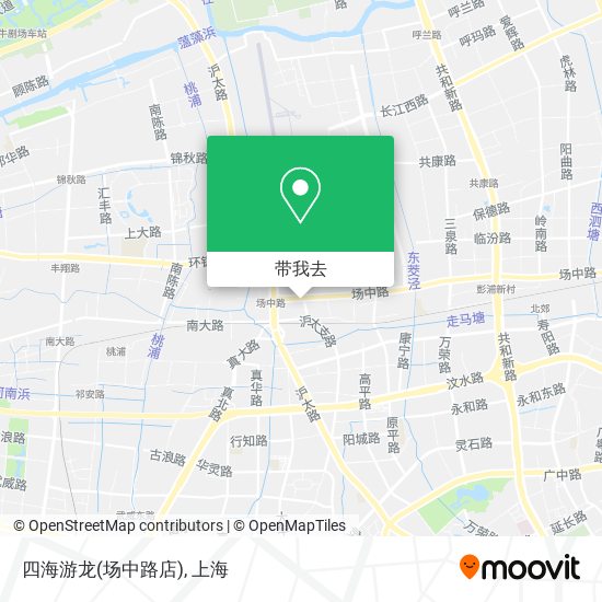 四海游龙(场中路店)地图