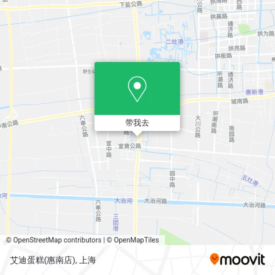 艾迪蛋糕(惠南店)地图