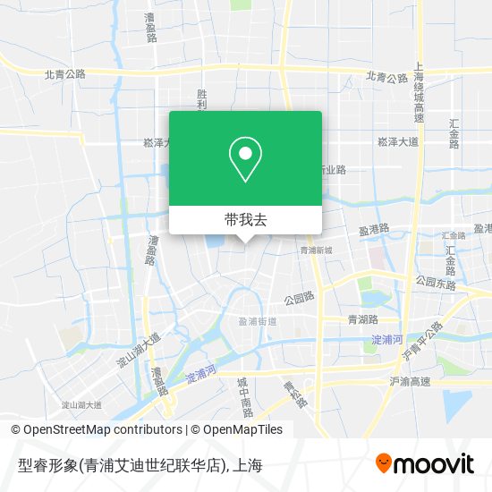 型睿形象(青浦艾迪世纪联华店)地图