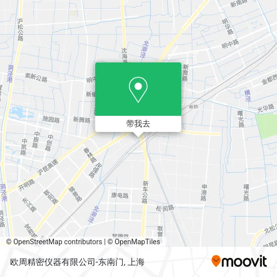 欧周精密仪器有限公司-东南门地图