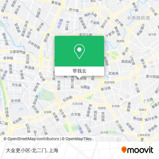 大金更小区-北二门地图